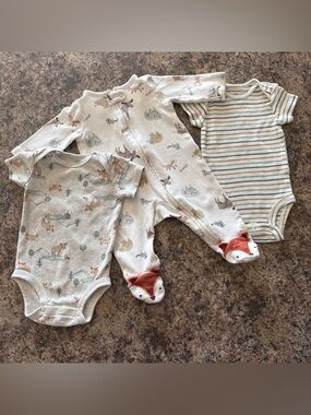 Carter's Woodland 3-Pack Baby Set